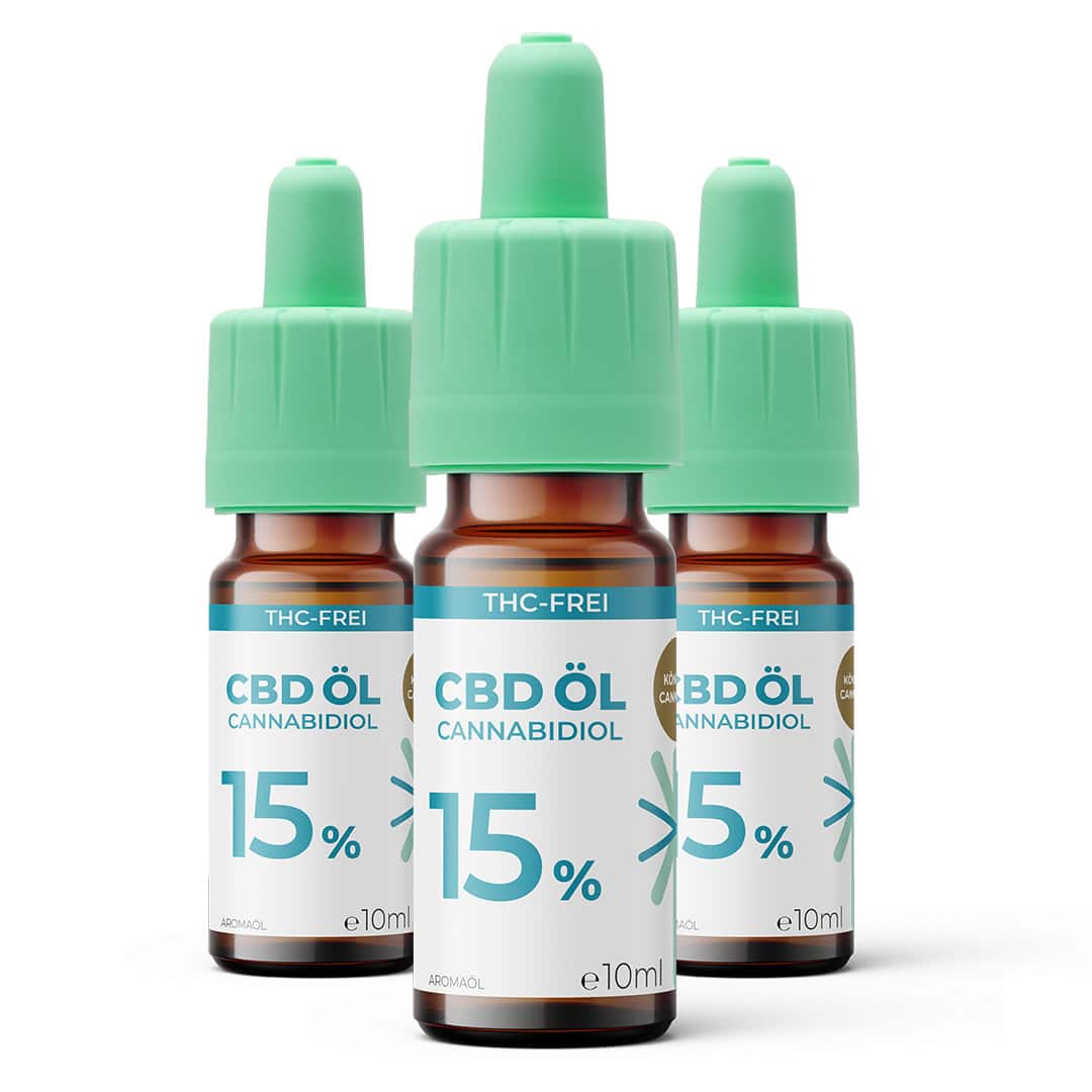 Produktfoto Hanfama THC-freies CBD Öl 15% Vorteilspack